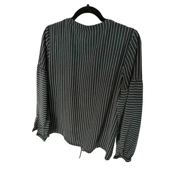Rope Stripe Print Gathered Blouse Tommy Hilfiger - Size‎ S - Picture 2 of 4